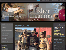 Tablet Screenshot of fisherfirearms.com